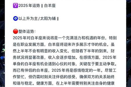 2025年05月14日白羊座综合运势与星座解析