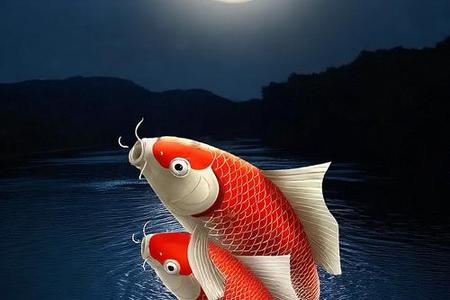 梦见夜里池塘游动的鱼儿